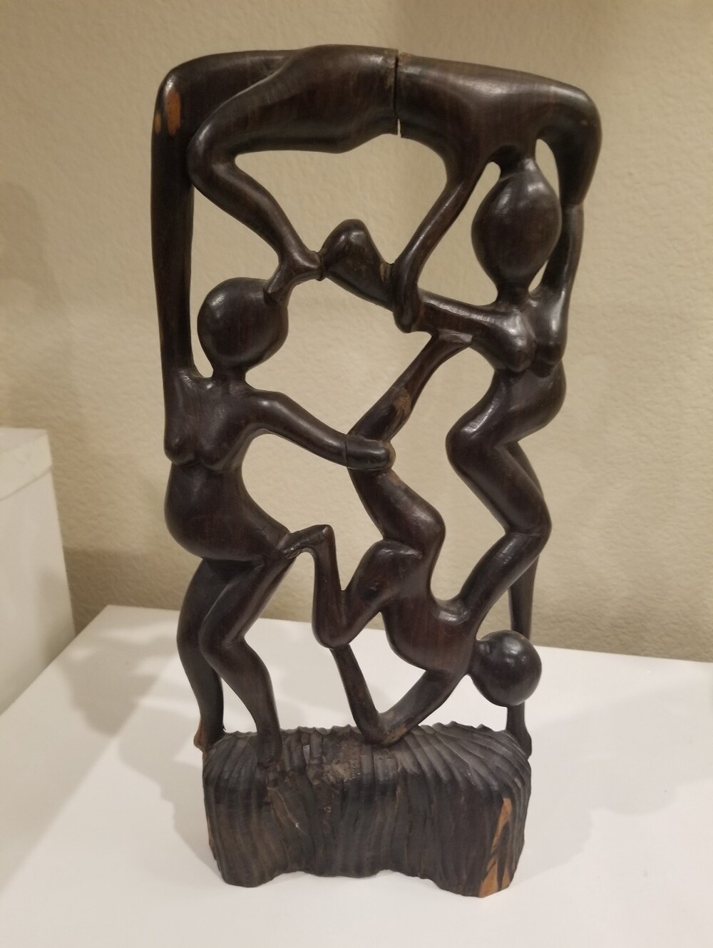Africam Wooden Dance Sculpture